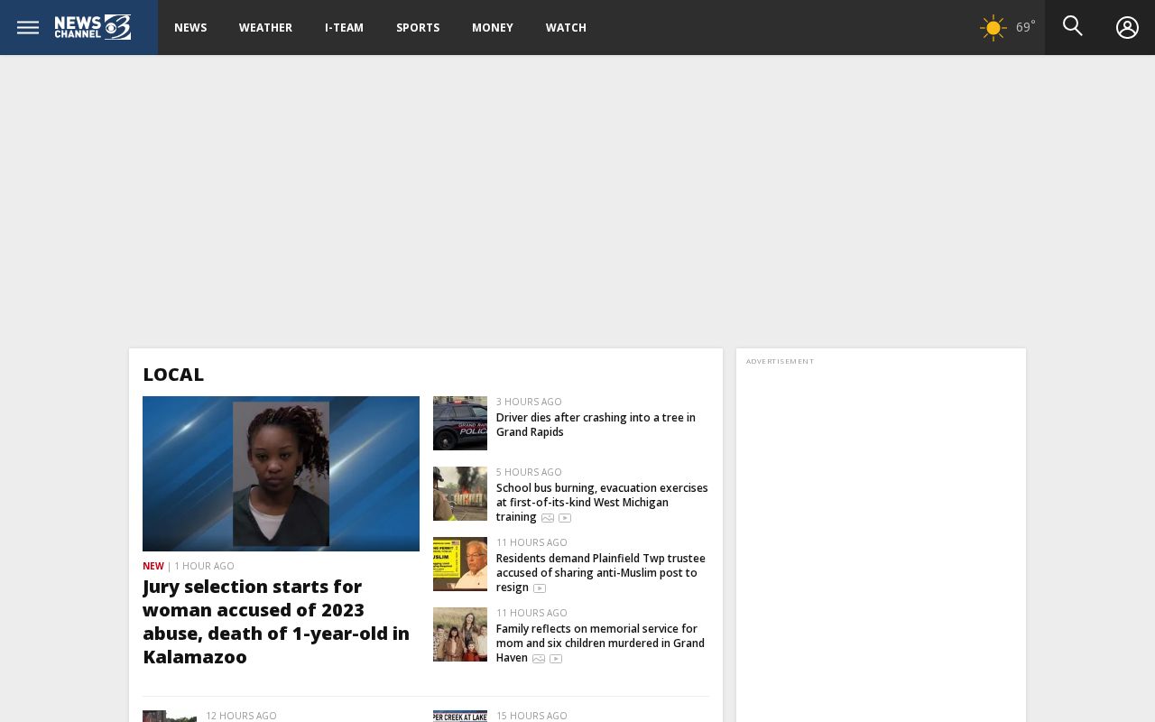 WWMT Kalamazoo local news section